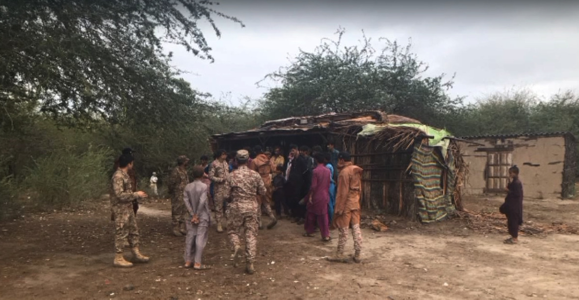 Evacuation of 64,000 people in view of the threats posed by the hurricane to the coastal areas of Sindh.