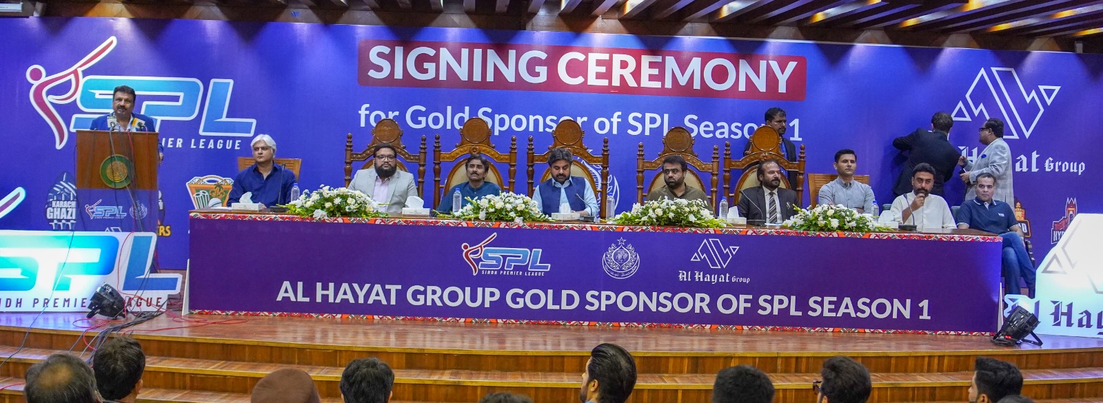 Sindh Premier League Announces Al Hayat Group as Gold Sponsor for Season 1