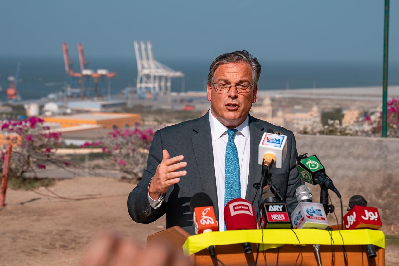 US Ambassador Donald Bloom's visit to Gwadar