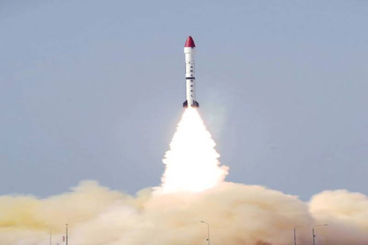 Pakistan today conducted a successful flight test of Ababeel Weapon System