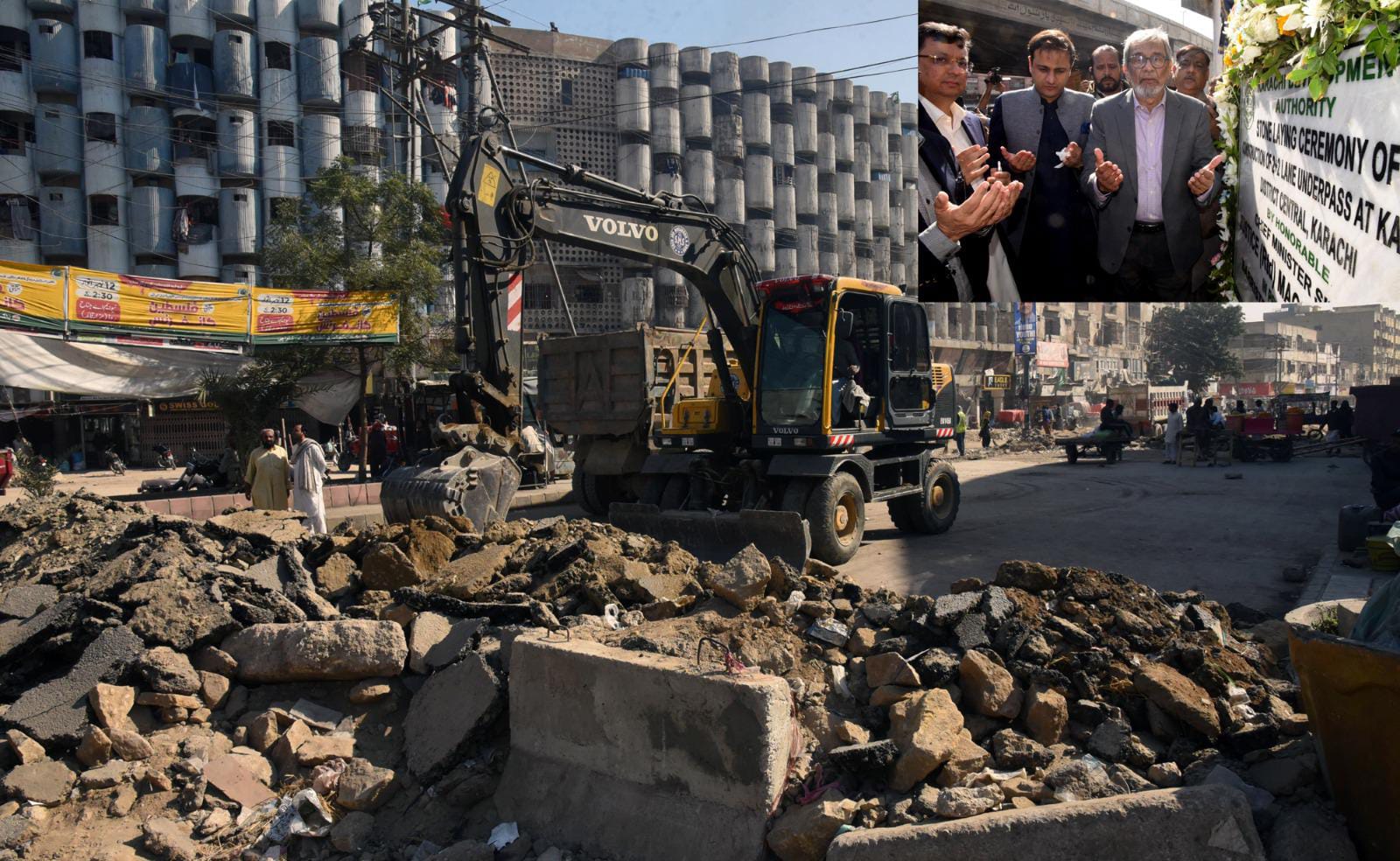 CM lays foundation of Karimabd underpass