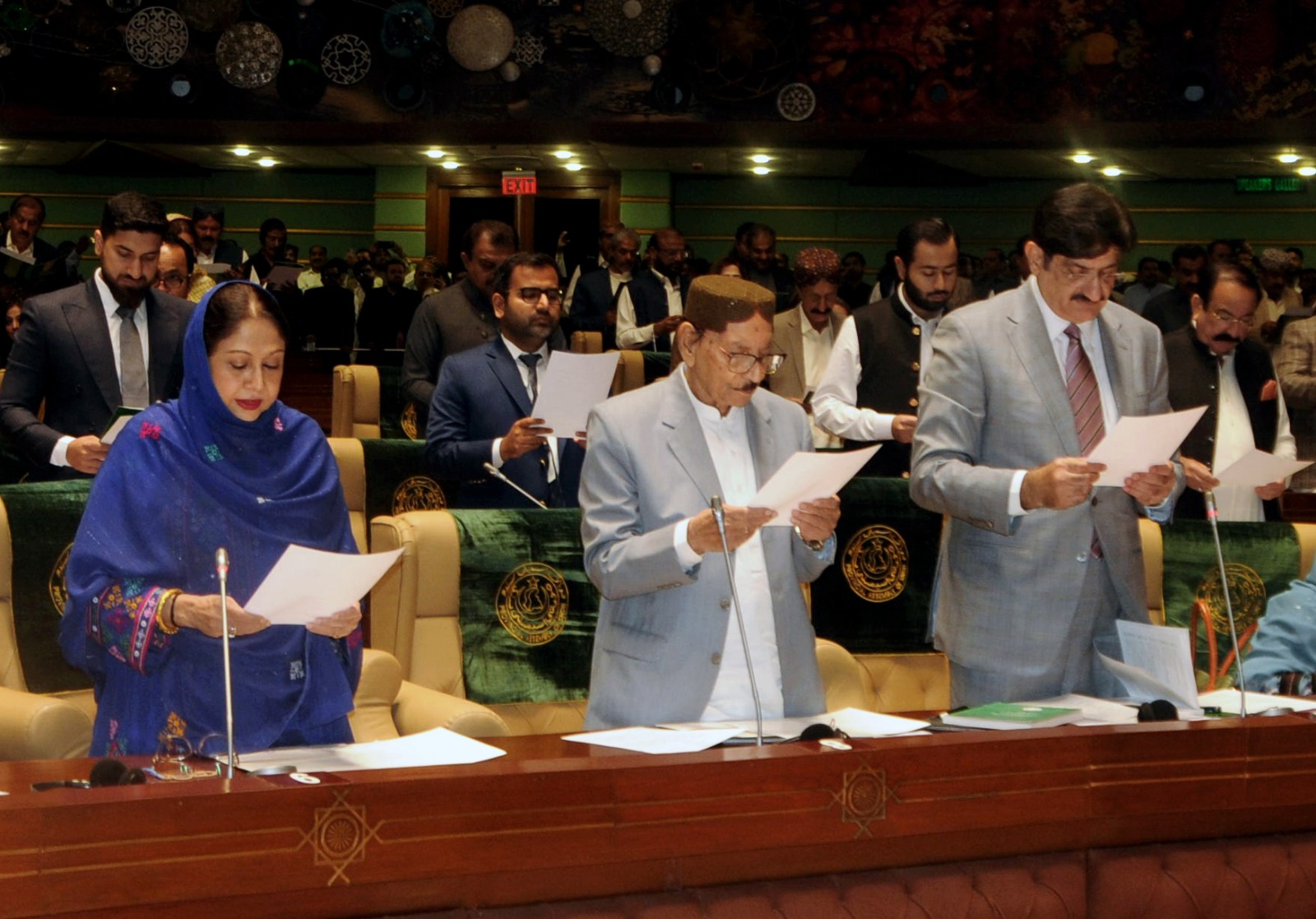 Oath taking  ceremony and feeling of love in Sindhi language