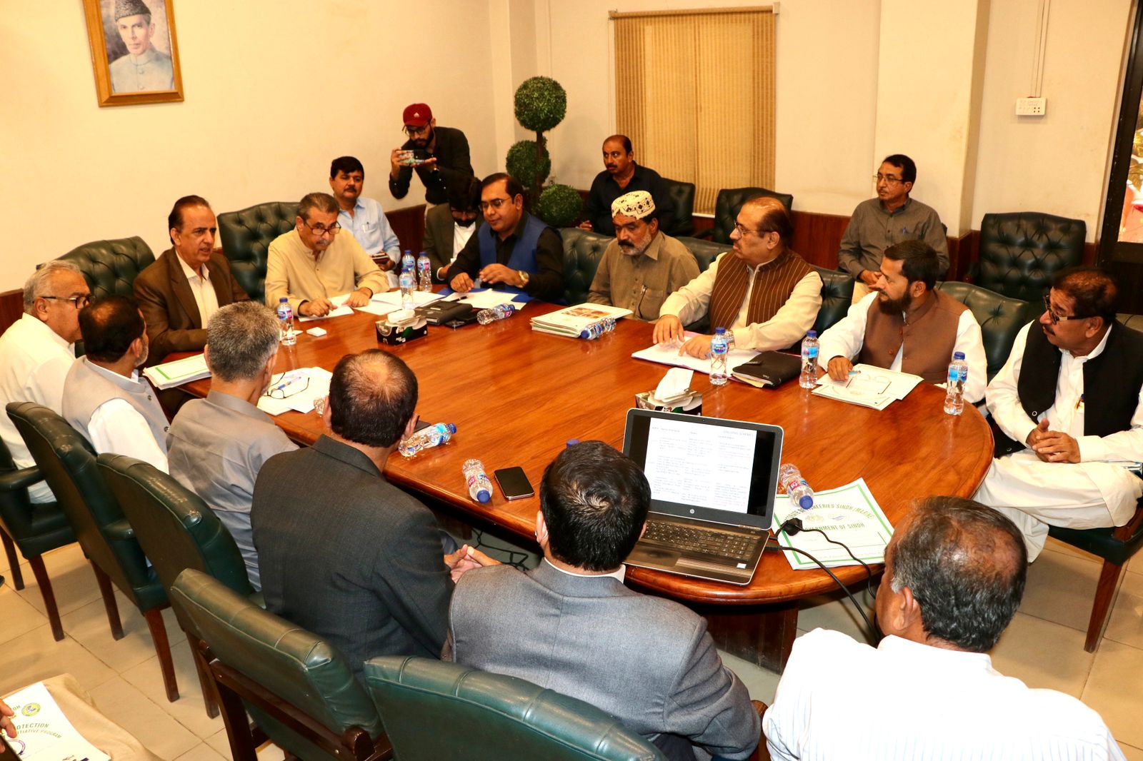 KARACHI Advisor to CM on Livestock Fisheries and Human Settlement Syed Najmi Alam presided over an important meeting on development projects of Livestock and Fisheries 