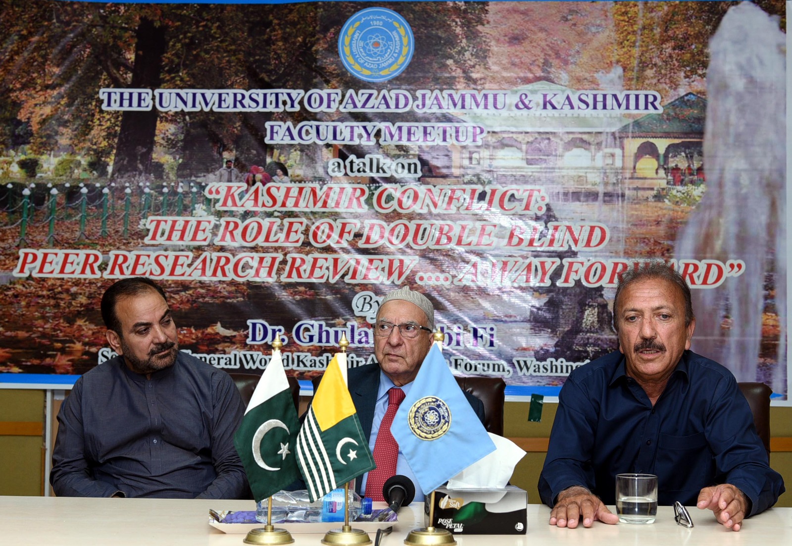 Dr. Fai's Vision for Kashmir Echoes at UAJK Faculty Meetup