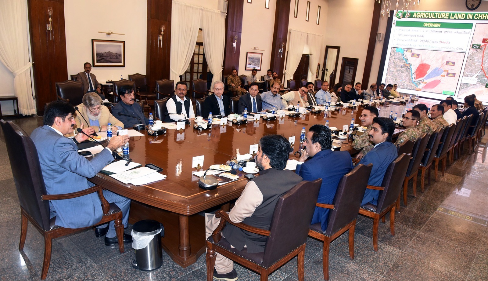 Murad chairing SIFC meeting decides to upgrade tourist sites, improve breeds at cattle farms in PPP mode. 