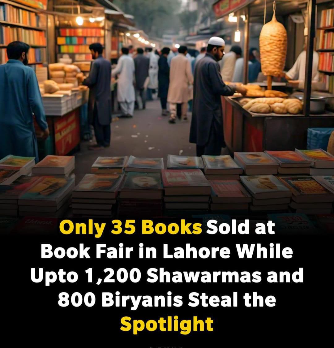 At the recent Lahore Book Fair, the spotlight was unexpectedly stolen by the food stalls rather than the books.