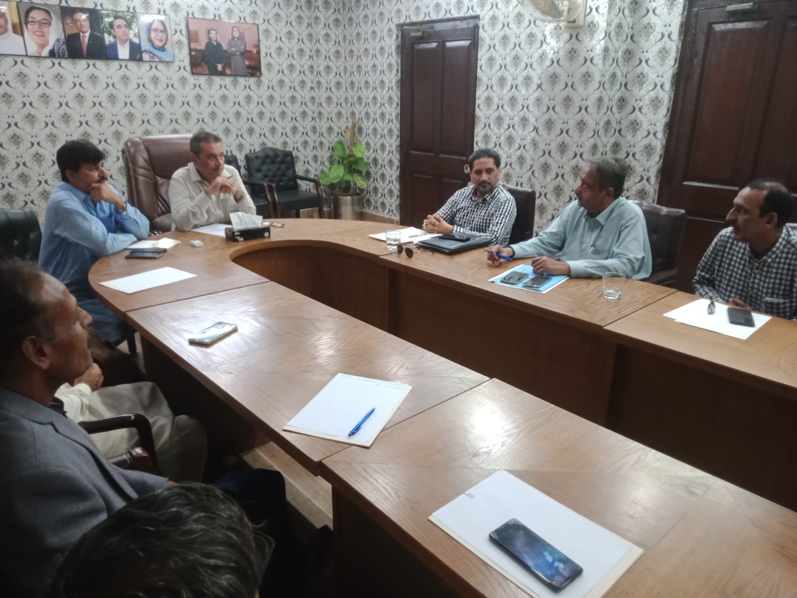 Karachi Adviser to Chief Minister of Sindh on Livestock and Fisheries Syed Najmi Alam directs Livestock officers to take care of the cattle of Sindh