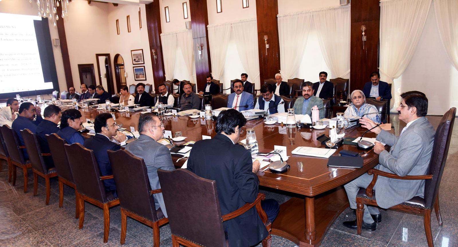 Sindh cabinet orders reconduct of MDCAT test, approves Rs6.63bn for damaged roads, ordered