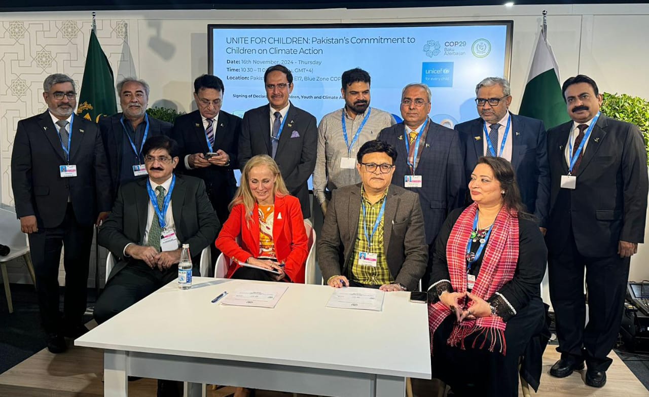 Murad leads the Way at COP29: Prioritising children and youth in climate action