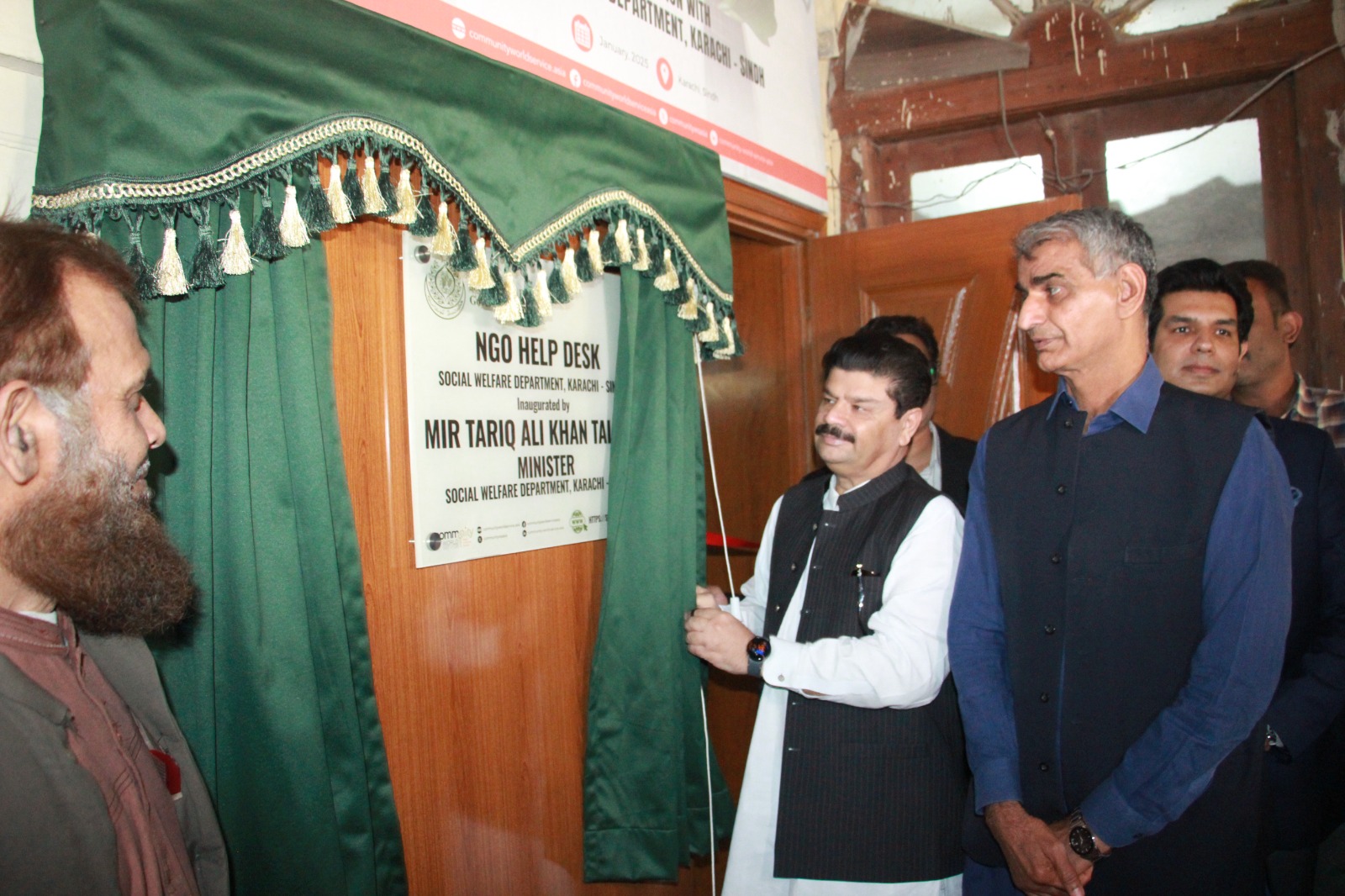 Sindh Minister for Social Welfare, Mir Tariq Ali Khan Talpur, Inaugurates NGOs Help Desk