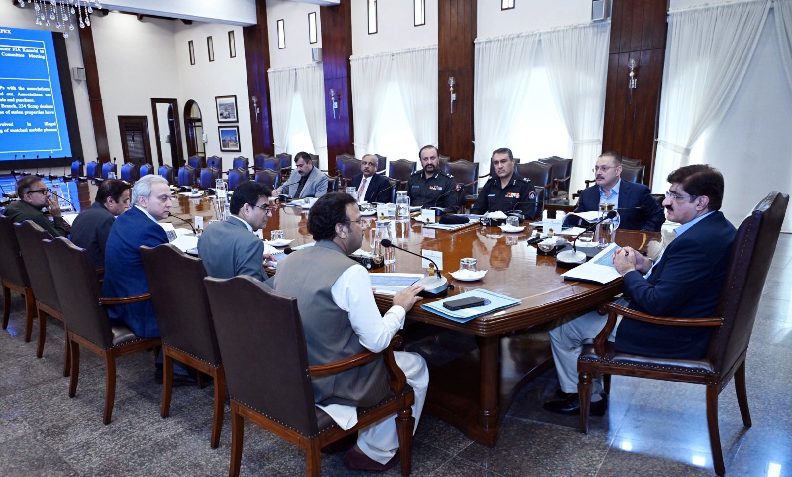 Murad orders regulating mobile phone business, both new & used, action against scrap dealers dealing in stolen vehicles