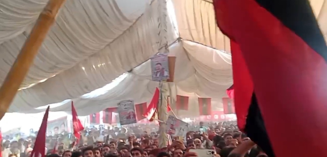 Jhudo  Awami Tehreek organized a rally and public gathering in Jhudo to mark the first death anniversary of its leader, Karam Kaloi, 