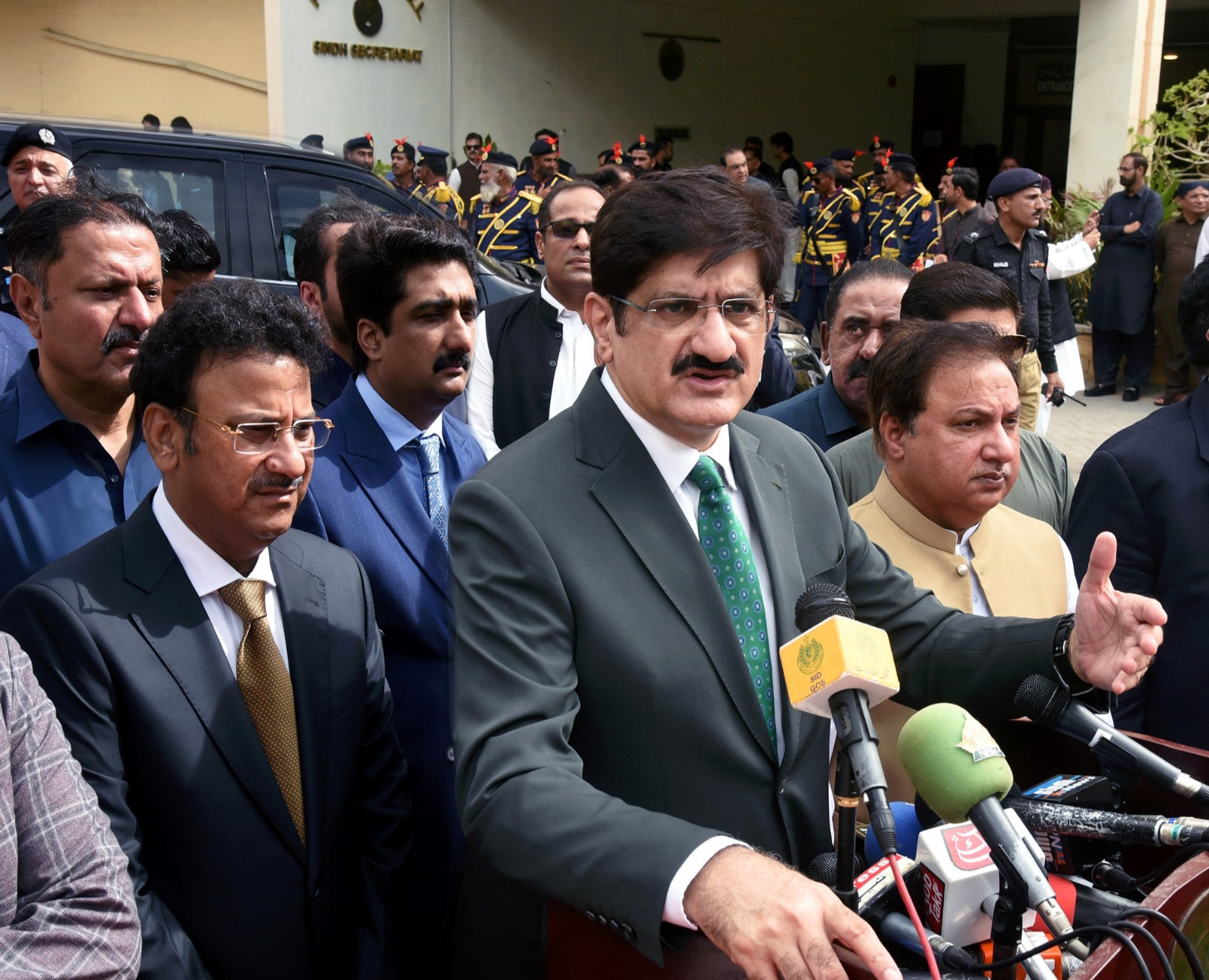 Murad announces compensation for martyrs killed and injured during the India attack.