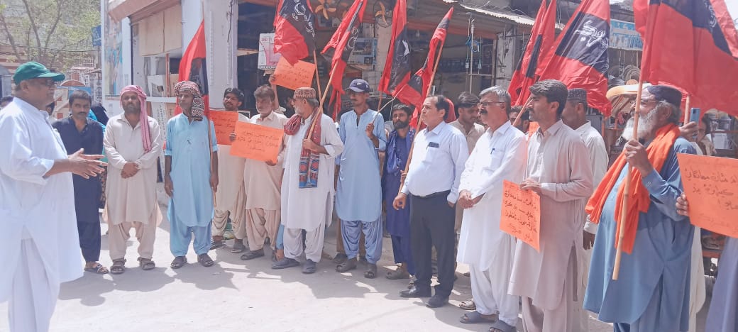 Protest Rally by Awami Tehreek in Qambar Against Water Usurpation and Land Grabbing in Sindh – Prime Minister Shehbaz Sharif’s Pro-Dam Campaign Declared a Threat to National Integrity