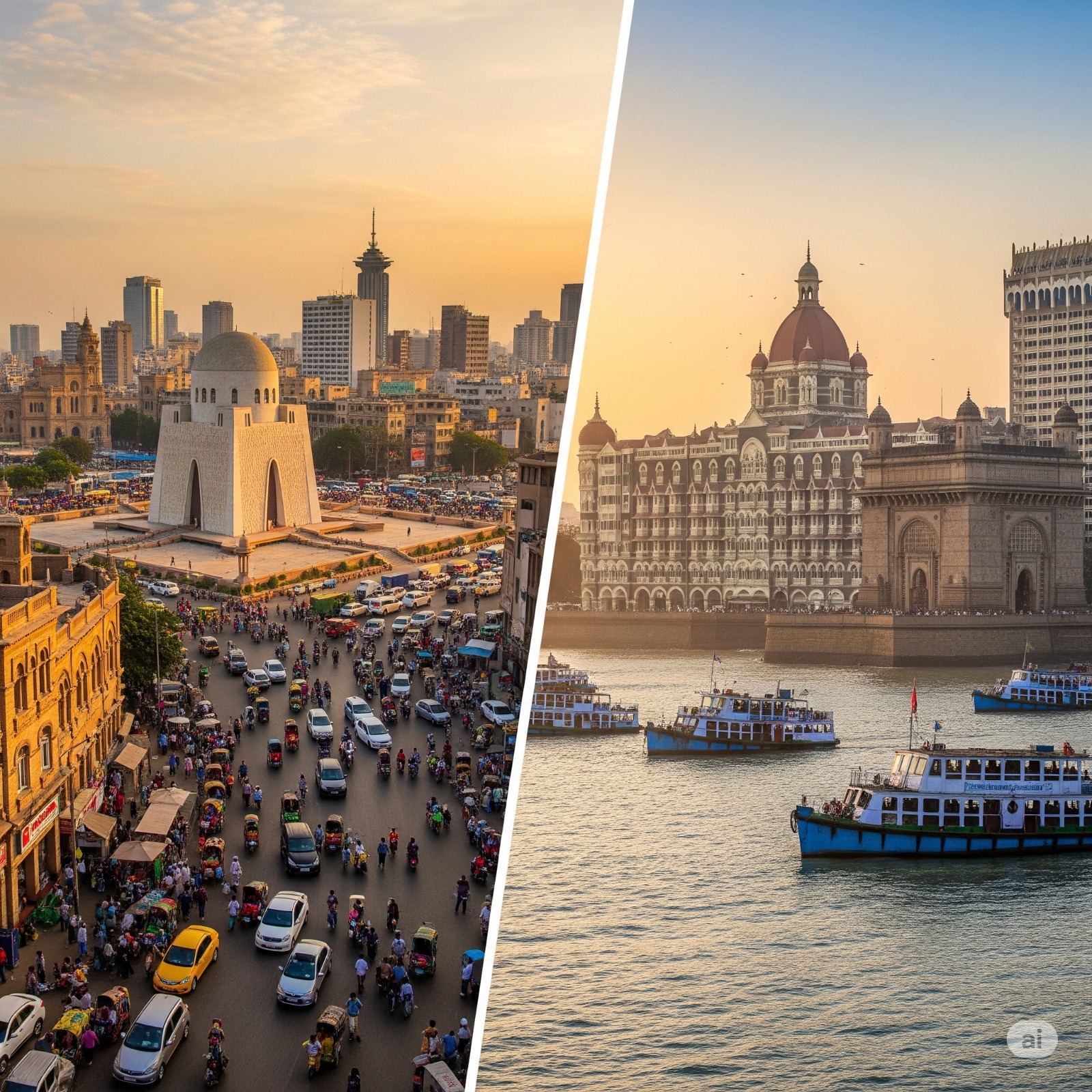 Two Megacities, One Shared History: An Investigative Look at Karachi and Mumbai