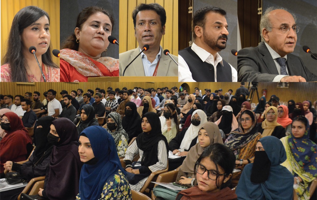 Vice Chancellor and Deans of SMIU address new enrolled students 