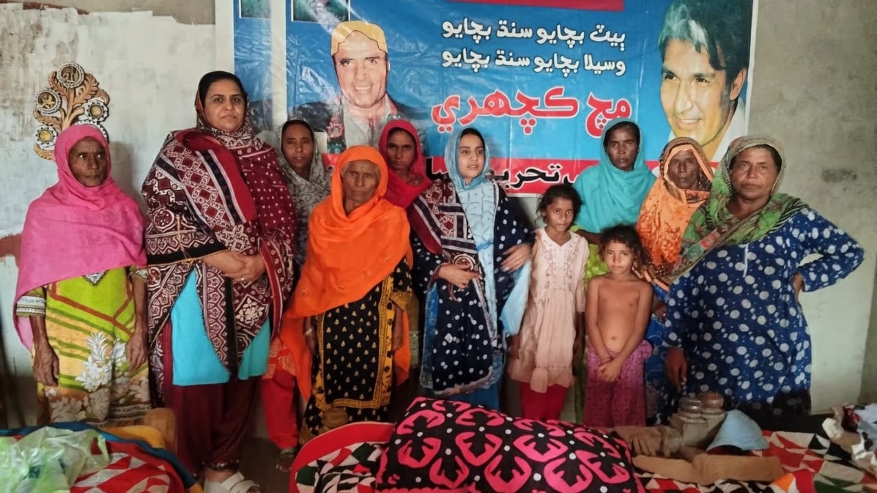 🌾 “March to Save Sindh: Women Lead the Charge for Land, Water, and Unity”