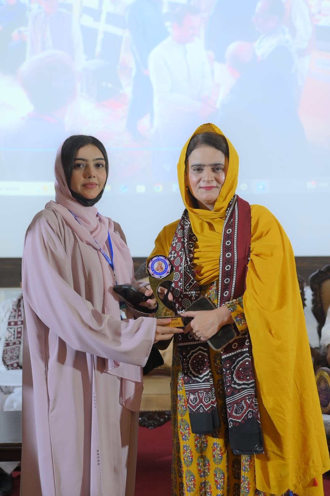 Provincial Minister for Women Development Sindh, Shahina Sher Ali, attends award ceremony at Vocational Training Institute organized by Kachhi Kumbhar Khidmat-e-Khalq Welfare Association