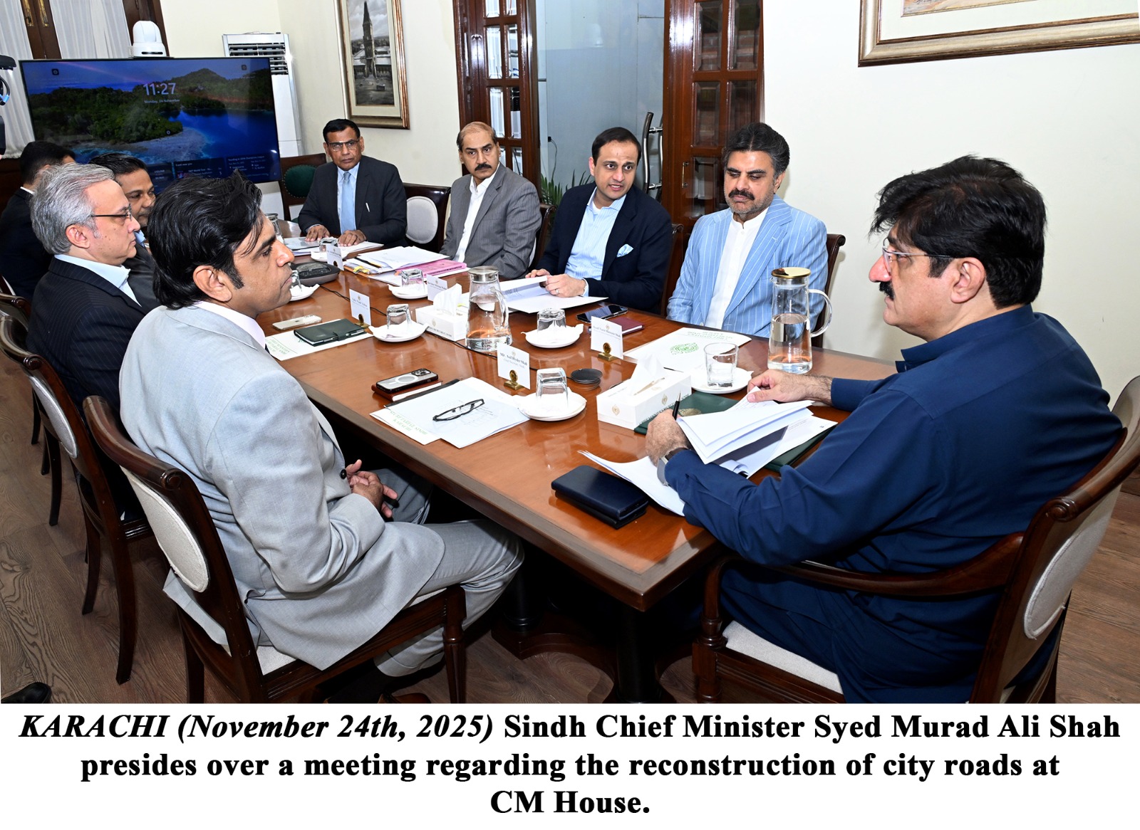 CM Murad Shah approves Rs25 bn for reconstruction of city’s internal and major roads, orders accelerated 