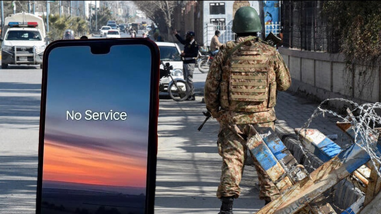 QUETTA / MOBILE PHONE AND INTERNET SERVICES SUSPENDED