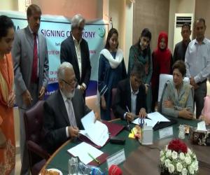 A memorandum of understanding (MoU) regarding the research and academic collaboration between the National Institute of Maritime Affairs and Department of International Relations-University of Karachi was signed.
