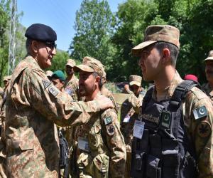 Chief of Army Staff (COAS) appreciated troops for their combat readiness and high state of morale,ISPR