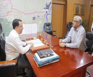 Health Minister Sindh Dr. Saad Khalid met CEO Karachi Water and Sewerage Corporation Engineer