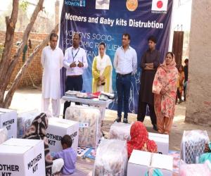 Baby & mother kits distribute among women of flood affected areas  