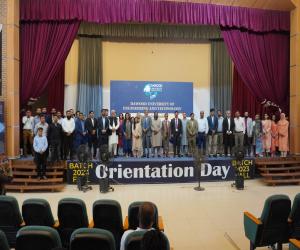 Orientation day 2023 successfully held  at DUET in two sessions .