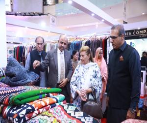 Minister Education & WD inaugurates 14th Sartyoon Sang Crafts exhibition