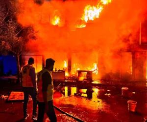 In Karachi this year, 1670 incidents of fire occurred at different places.