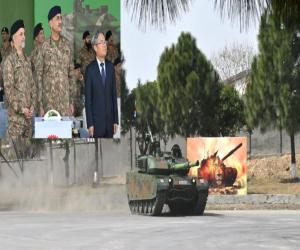 General Syed Asim Munir, NI (M), Chief of Army Staff (COAS), visited Heavy Industries Taxila (HIT)  as chief guest at the rollout ceremony of HAIDER tank (Pilot Project).   