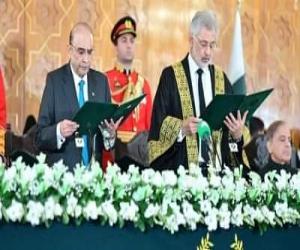 Asif Ali Zardari was sworn in as the President of Pakistan