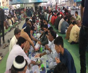 A public Iftar was organized in Karachi by Pakistani cricketer and socio-philanthropist Ruman Raees and the founders of Trackpad  Syed Osama Saleem and Syed Talha Saleem.