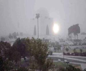 After the rain in Karachi, the weather is fine. There is no chance of rain today.