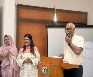  Sindh Education Foundation MD Interacts with Head Teachers at Futurum, YPDC