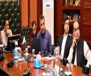 Commissioner Karachi Syed Hassan Naqvi chaired a meeting regarding  polio eradication  held at his office.