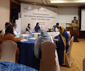 Collaboration with Human Rights Deptt, Govt of Sindh & UN Women to Identify Gender Indicators for Sindh's Gender Parity Report
