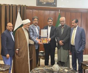 Consul General of Iran Hosts Lunch in Honour of Speaker Sindh Assembly Syed Awais Qadir Shah