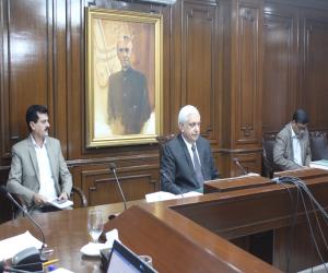 Justice (R) Irfan Qadir, Legal Consultant to the President of Pakistan, Hears Petitions and Briefs the Media