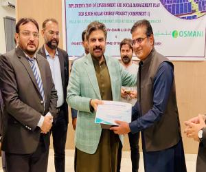 Karachi,  Sindh Energy Minister Nasir Hussain Shah emphasised that the solar park will be completed on time. 