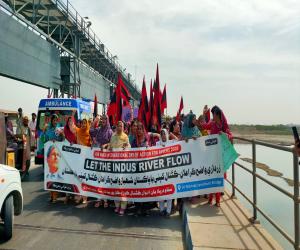 Let the Indus river flow