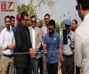 IBA Karachi Inaugurates New Net Practice Cricket Pitches.