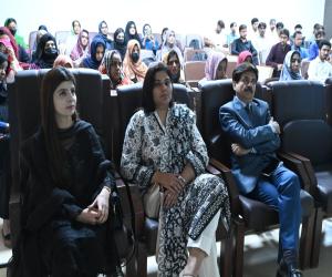 A significant academic event took place at the university’s audiovisual center, where a Memorandum of Understanding (MoU) was signed between the Shah Abdul Latif Bhittai Chair, Karachi University, and the Abdul Majid Bhurgri Institute of Language Engineering, Hyderabad