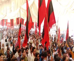 Sukkur/Khairpur/Babarloi  The sit-in protest against canals and corporate farming in Babarloi continues with unwavering passion and determination on its tenth day.