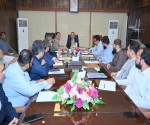 A high-level meeting was held in Karachi, chaired by the Senior Minister of Sindh, Sharjeel Inam Memon, to review the progress of the Red Line BRT project.