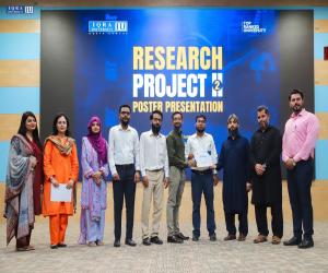 Iqra University Hosts Research Poster Presentation for Final-Year Business Students