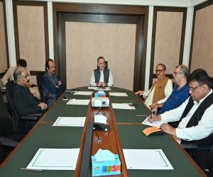 A high-level delegation of the Council of Pakistan Newspaper Editors (CPNE) met with Sindh Senior Minister Sharjeel Inam Memon in Karachi.