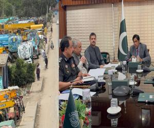 Chief Secretary Sindh Chairs High-Level Meeting on Encroachments at Karachi-Thatta Road.