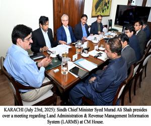 Murad approves new corridor of Shahrah-e-Bhutto from Qayumabad to East Wharf